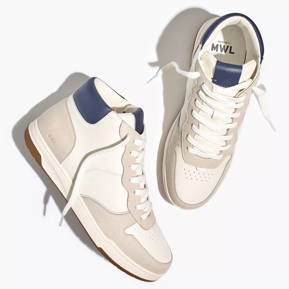 Madewell Men’s Court Hi-Top Sneakers